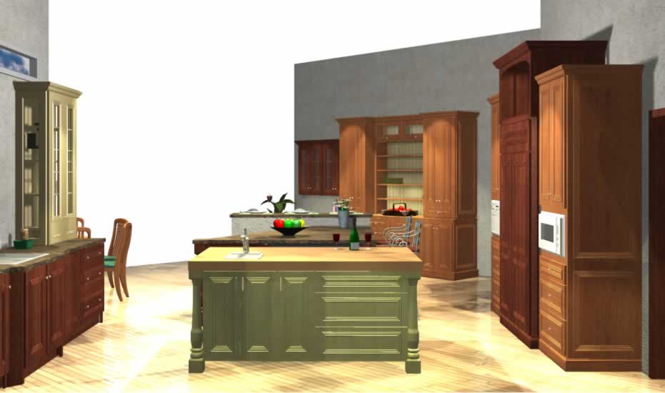 Kitchen Designer: Donna McMahon; 20-20 Designer: Angie Lawrence, CMKBD